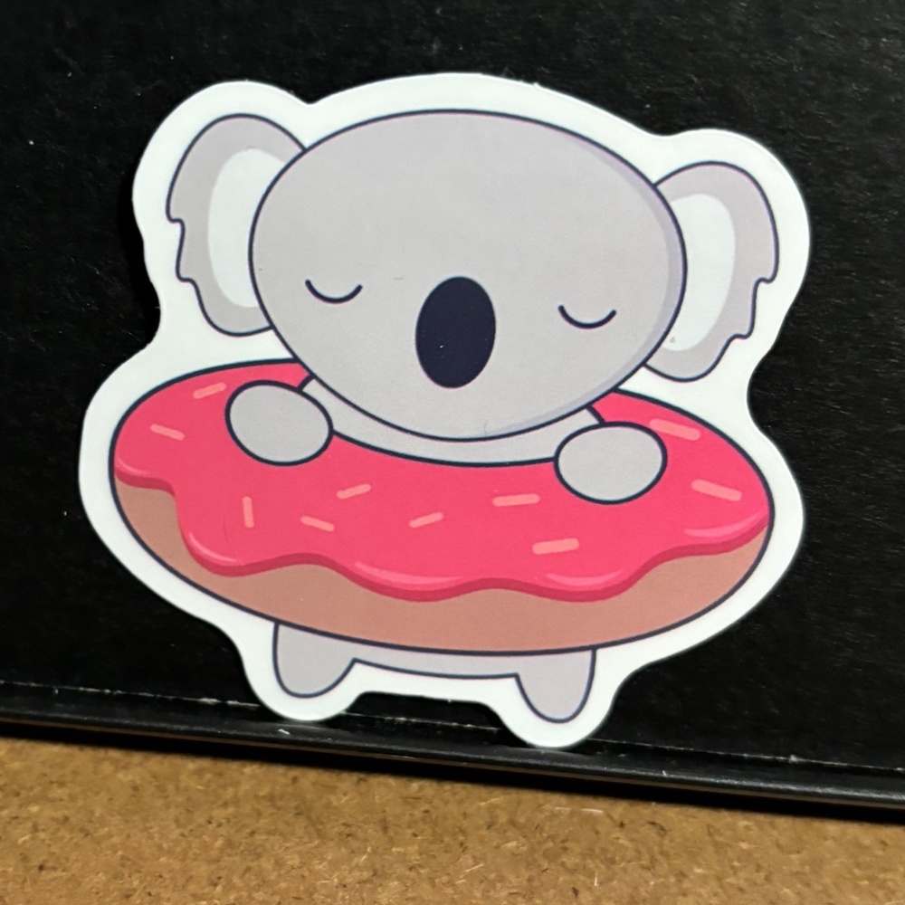 KOALA WITH DOUNT FLOAT STICKER